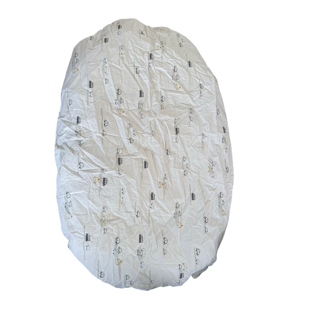 Pottery Barn‎ Kids car print crib sheet 27.5x52 in.